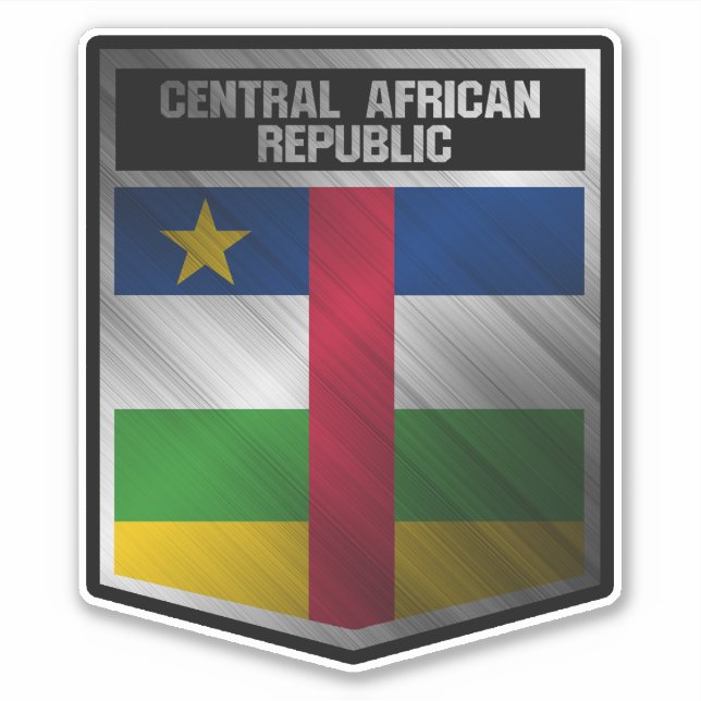Adesivo República Centro-Africana (Frente)