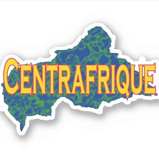 Adesivo República Centro-Africana (Frente)