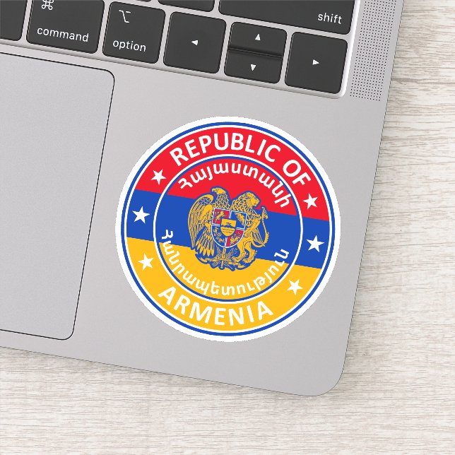 Adesivo República da Armênia (Detalhe)
