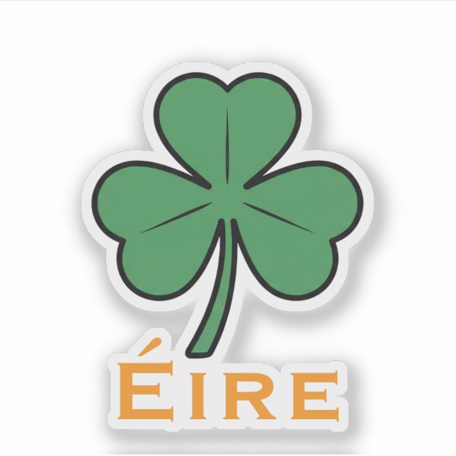 Adesivo República da Irlanda - Éire  (Frente)