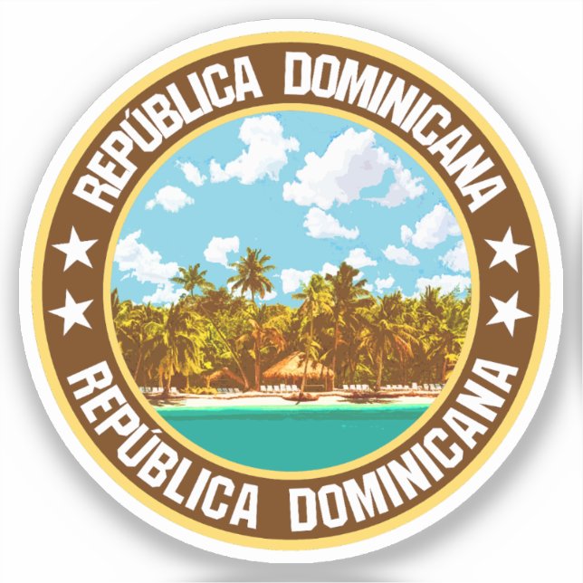 Adesivo República Dominicana (Frente)