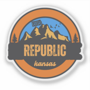 Adesivo República, Kansas
