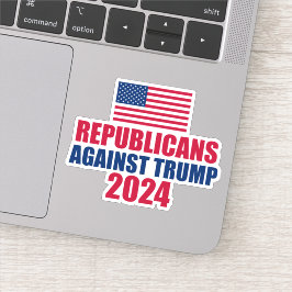 Adesivo Republicanos Contra o Laptop Eleitoral de Trump 20