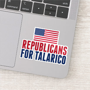 Adesivo Republicanos para Laptop da Eleição Talarico 2026
