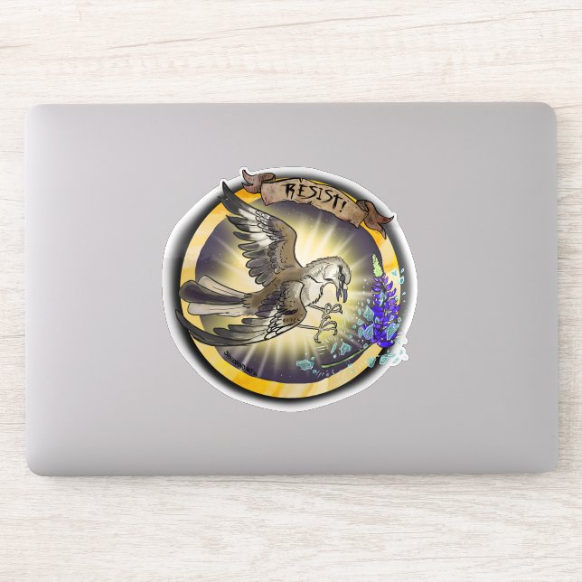 Adesivo Resist State Bird Texas Mockingbird (Computador)