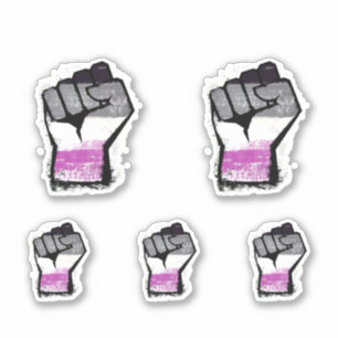 Adesivo Resistência Asexual ao Protesto