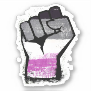 Adesivo Resistência Asexual ao Protesto