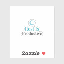 Adesivo Rest Is Productive – Minimal Aesthetic Sticker