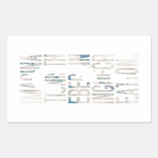 Adesivo Retangular メッセージ性/アート性を重視される方に seal gete