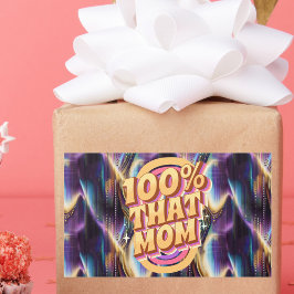 Adesivo Retangular 100% Do Padrão De Abstrato Mãe