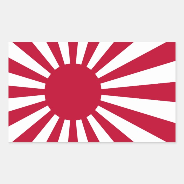 Adesivo Retangular 4 Marinho Imperial Japonês (Frente)