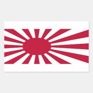 Adesivo Retangular 4 Marinho Imperial Japonês