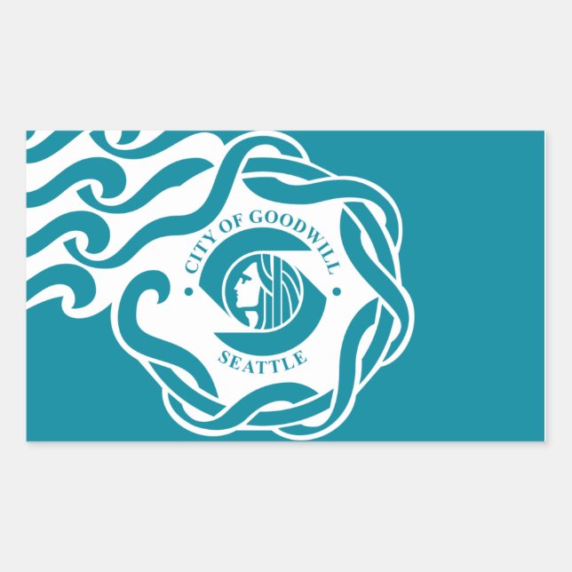 Adesivo Retangular 4 Sinalizador Seattle (Frente)