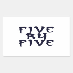 Adesivo Retangular 5 x 5