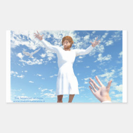 Adesivo Retangular A Ascensão de Jesus