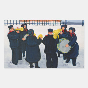 Adesivo Retangular A Banda do Exército de Salvação