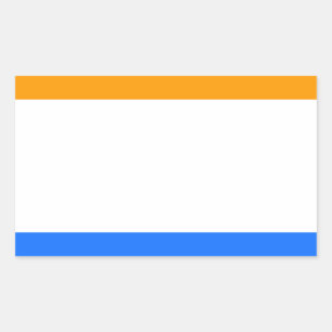 Adesivo Retangular A Bandeira do príncipe