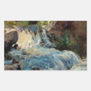 Adesivo Retangular A cachoeira por John Henry Twachtman