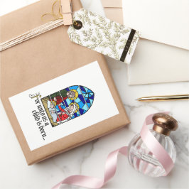 Adesivo Retangular A Child is born