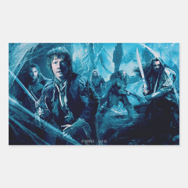 Adesivo Retangular A Empresa Em Mirkwood (Frente)