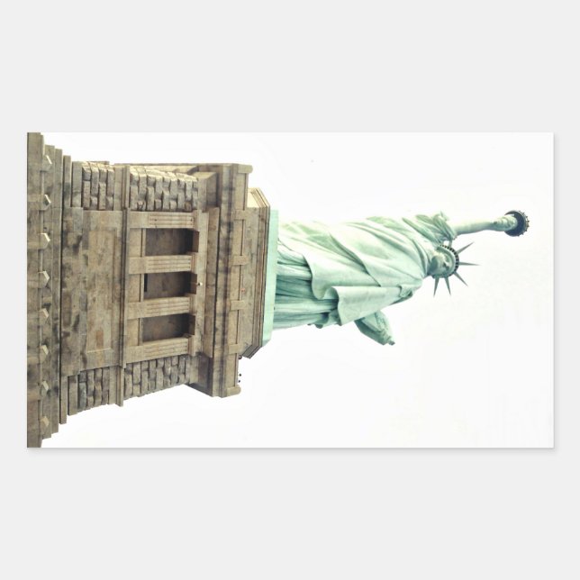 Adesivo Retangular A Estátua da Liberdade (Frente)