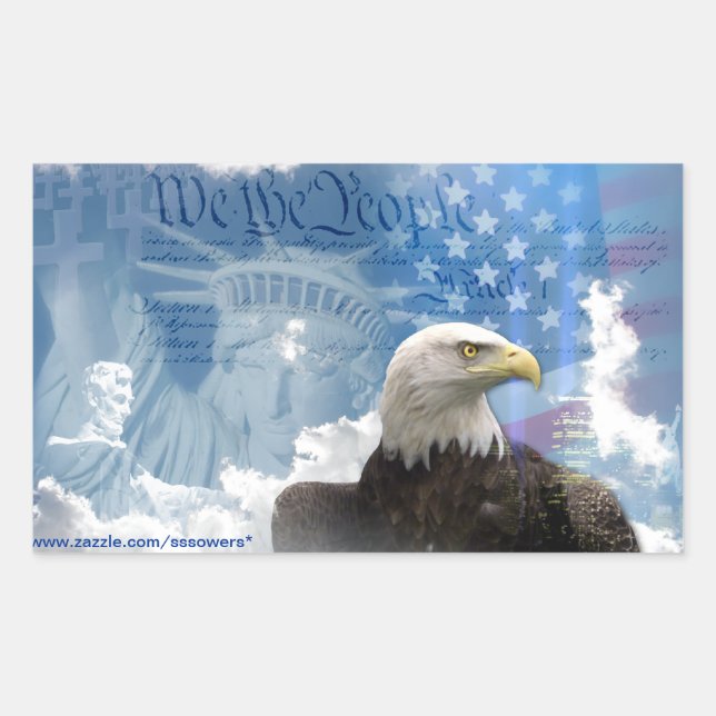 Adesivo Retangular A liberdade não é livre (Frente)