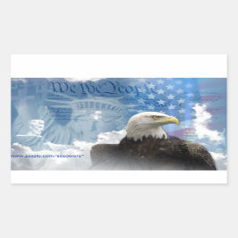 Adesivo Retangular A liberdade não é livre