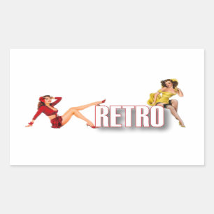 Adesivo Retangular A marca RETRO