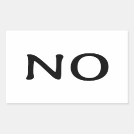 Adesivo Retangular A Palavra Sem Instrução Mensagem Simples