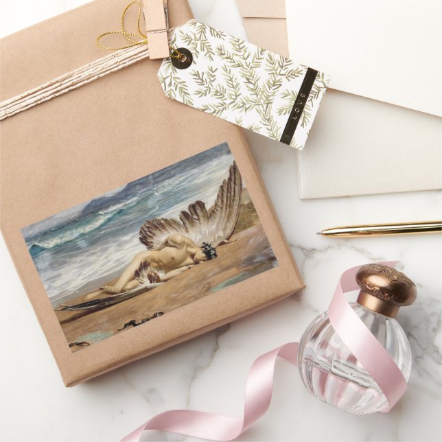 Adesivo Retangular A queda de Ícaro por Alexandre Cabanel (Presentear)