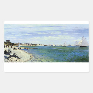 Adesivo Retangular A Regata em Santo-Adresse