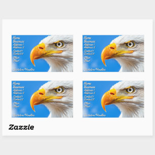 Adesivo Retangular A terra dos livres, a casa dos corajosos