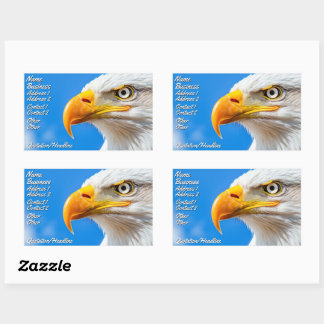 Adesivo Retangular A terra dos livres, a casa dos corajosos