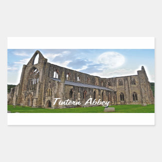 Adesivo Retangular Abadia de Tintern, mosteiro de Cisterciano, País d