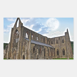 Adesivo Retangular Abadia de Tintern, mosteiro de Cisterciano, País d