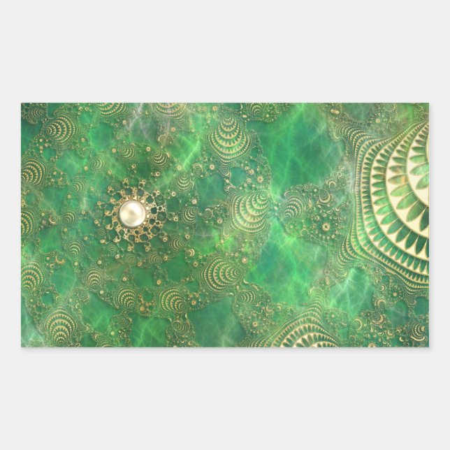 Adesivo Retangular Abaixo dos Stickers do Mar Esmeralda (Frente)