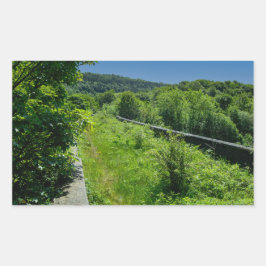 Adesivo Retangular Abandoned Whitacre Mill Viaduct, Huddersfield