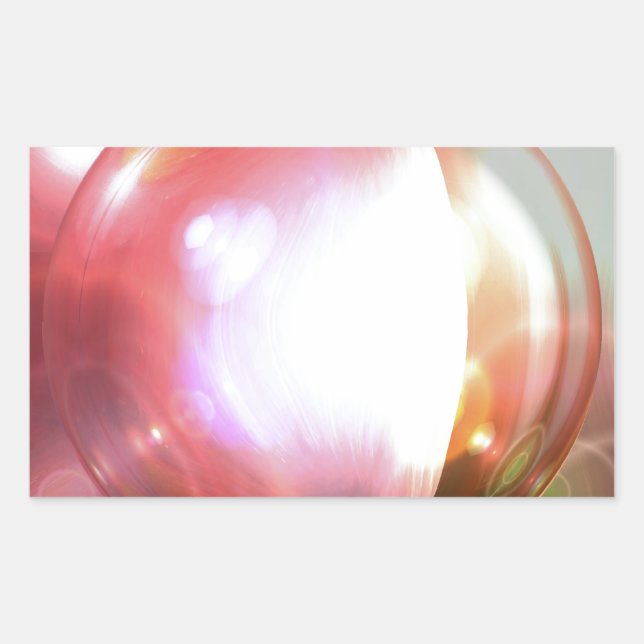 Adesivo Retangular Abstrato Art (Frente)