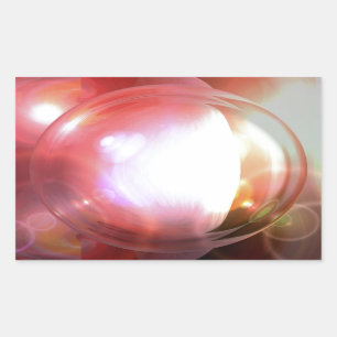 Adesivo Retangular Abstrato Art