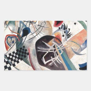 Adesivo Retangular Abstrato de composição Kandinsky