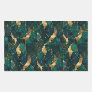 Adesivo Retangular Abstrato Geométrico Luxurioso