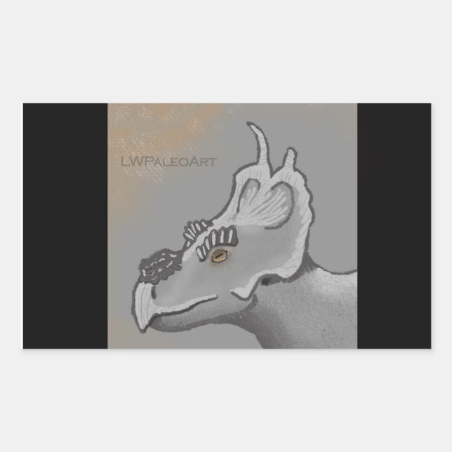 Adesivo Retangular Achelousaurus (Frente)