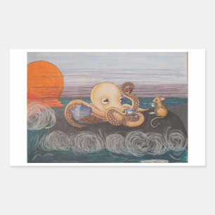 Adesivo Retangular Adesivo: Teatime