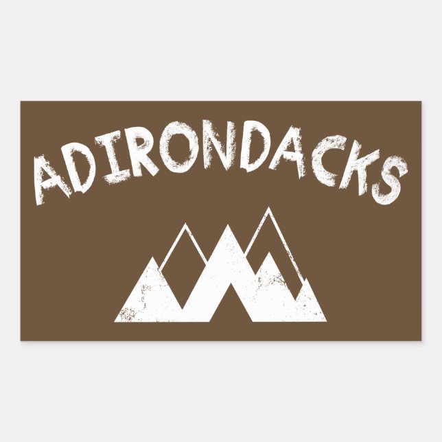 Adesivo Retangular Adirondacks (Frente)