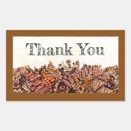 ADESIVO RETANGULAR ADOÇOADO STICKER DE CHOCOLATE DE DOMINGO