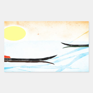 Adesivo Retangular África retrô vintage style gifts 25