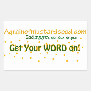 Adesivo Retangular Agrainofmustardseed.com