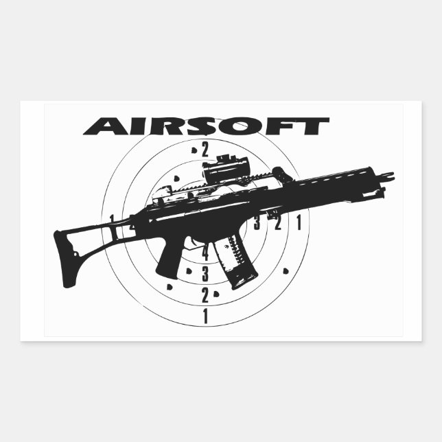 ADESIVO RETANGULAR AIRSOFT (Frente)