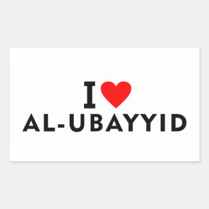 Adesivo Retangular Al-Ubayyid Sudão cidade do coração como viagem