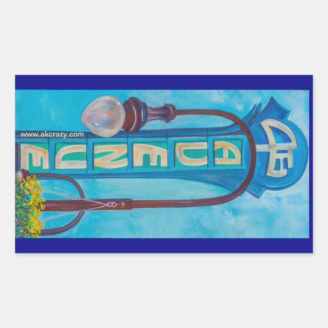 Adesivo Retangular Alaska 4.ª Avenida. Vinheta-Mágica (Frente)